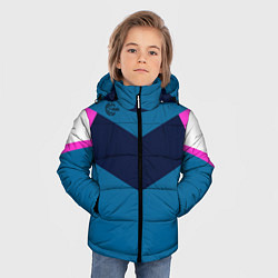 Куртка зимняя для мальчика FIRM в стиле 90х, цвет: 3D-черный — фото 2
