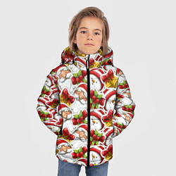 Куртка зимняя для мальчика Новогодний праздник, цвет: 3D-красный — фото 2