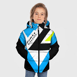 Куртка зимняя для мальчика FIRM спортик, цвет: 3D-светло-серый — фото 2