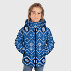 Куртка зимняя для мальчика Свитер BMW, цвет: 3D-черный — фото 2