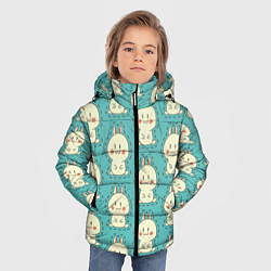 Куртка зимняя для мальчика Вырежи зайчат, цвет: 3D-красный — фото 2