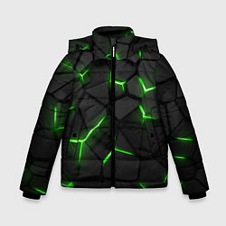 Зимняя куртка для мальчика Green neon steel