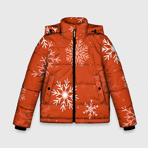 Зимняя куртка для мальчика Orange snow / 3D-Черный – фото 1