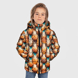 Куртка зимняя для мальчика Боевое одеяние шамана, цвет: 3D-красный — фото 2