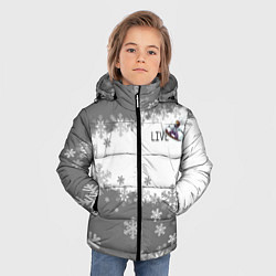Куртка зимняя для мальчика Сноуборд серый, цвет: 3D-светло-серый — фото 2