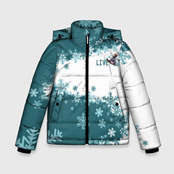 Куртка зимняя для мальчика Сноуборд синева, цвет: 3D-черный