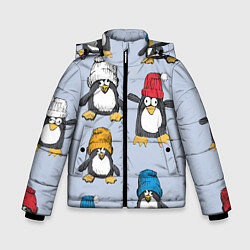 Зимняя куртка для мальчика Смешные пингвины