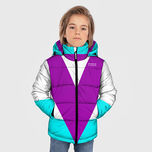 Зимняя куртка для мальчика В ретро стиле FIRM / 3D-Красный – фото 3