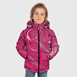 Куртка зимняя для мальчика Яркая волна, цвет: 3D-черный — фото 2