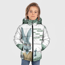 Куртка зимняя для мальчика Легенда про экзамен, цвет: 3D-красный — фото 2