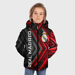 Куртка зимняя для мальчика Real Madrid art, цвет: 3D-черный — фото 2