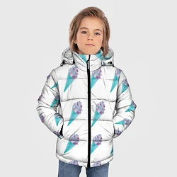 Куртка зимняя для мальчика Vaporwave ice cream, цвет: 3D-красный — фото 2