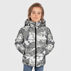 Куртка зимняя для мальчика Снежный камуфляж, цвет: 3D-красный — фото 2
