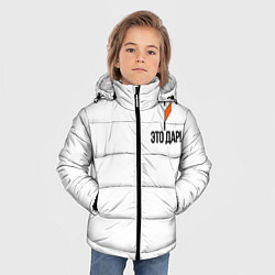 Куртка зимняя для мальчика Teampood, цвет: 3D-красный — фото 2