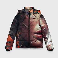 Куртка зимняя для мальчика Аннигиляция, цвет: 3D-красный