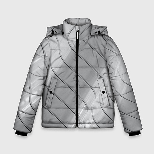 Зимняя куртка для мальчика Металлическое покрытие / 3D-Черный – фото 1