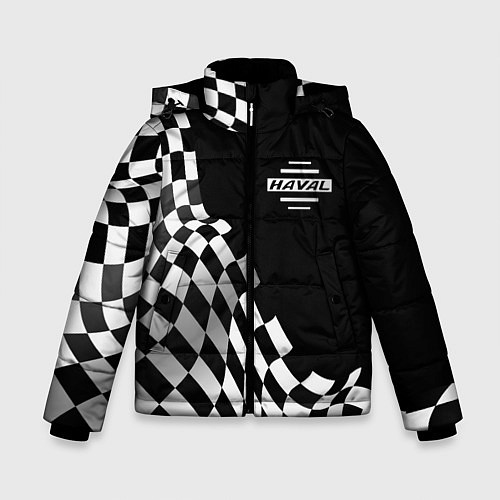 Зимняя куртка для мальчика Haval racing flag / 3D-Черный – фото 1