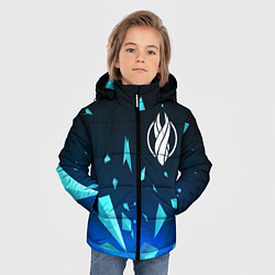 Куртка зимняя для мальчика Dead Space взрыв частиц, цвет: 3D-черный — фото 2