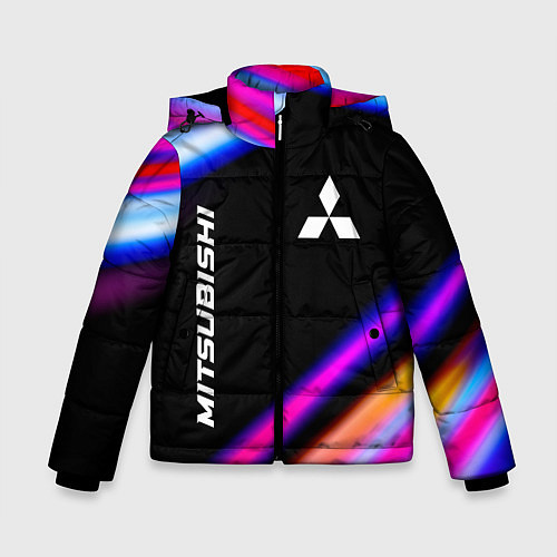 Зимняя куртка для мальчика Mitsubishi speed lights / 3D-Черный – фото 1