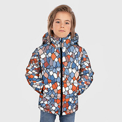 Куртка зимняя для мальчика Красочная мозаика, цвет: 3D-черный — фото 2