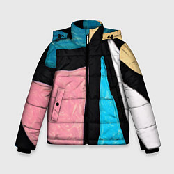 Куртка зимняя для мальчика Переливы красок, цвет: 3D-светло-серый