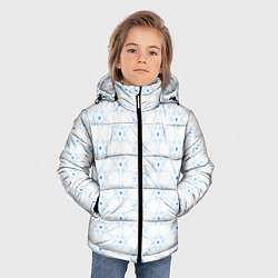 Куртка зимняя для мальчика Ясна3 - Небесная структура светлый, цвет: 3D-светло-серый — фото 2