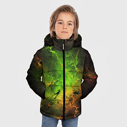 Куртка зимняя для мальчика Зеленый туман, цвет: 3D-светло-серый — фото 2