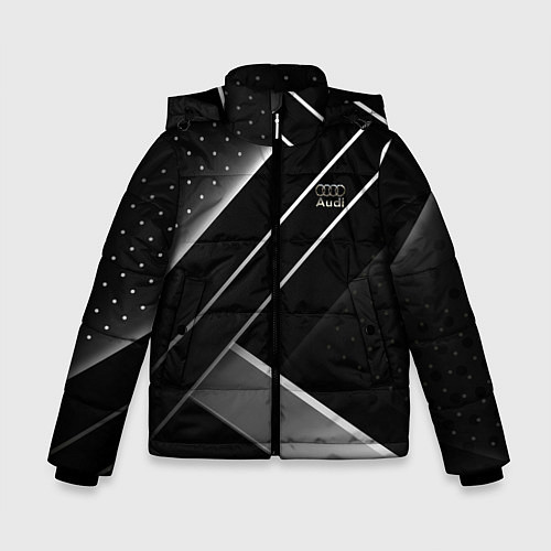 Зимняя куртка для мальчика Audi sign auto / 3D-Черный – фото 1