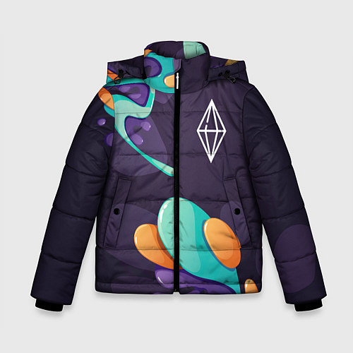 Зимняя куртка для мальчика The Sims graffity splash / 3D-Черный – фото 1