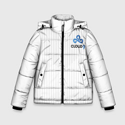 Куртка зимняя для мальчика Cloud9 white, цвет: 3D-красный