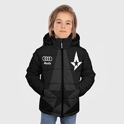 Куртка зимняя для мальчика Форма Astralis black, цвет: 3D-красный — фото 2