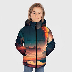 Куртка зимняя для мальчика Неизвестная планета, цвет: 3D-черный — фото 2