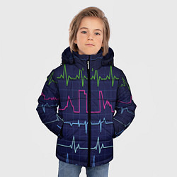 Куртка зимняя для мальчика Color pulse, цвет: 3D-светло-серый — фото 2