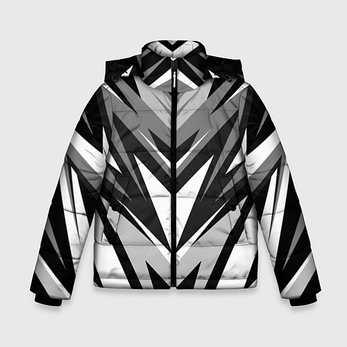 Зимняя куртка для мальчика Спортивная униформа - фитнес / 3D-Черный – фото 1