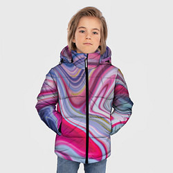 Куртка зимняя для мальчика Scarlet waves, цвет: 3D-черный — фото 2