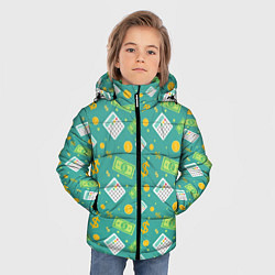 Куртка зимняя для мальчика Dollar style, цвет: 3D-черный — фото 2