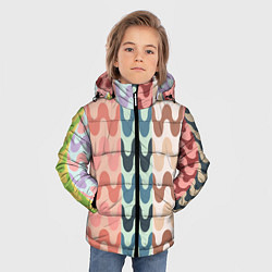 Куртка зимняя для мальчика Волночки, цвет: 3D-красный — фото 2