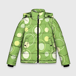 Зимняя куртка для мальчика Зеленое ретро