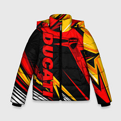 Куртка зимняя для мальчика Ducati - red uniform, цвет: 3D-красный