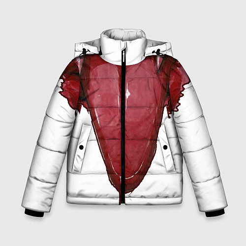Зимняя куртка для мальчика Укусы / 3D-Черный – фото 1