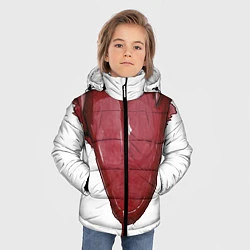 Куртка зимняя для мальчика Укусы, цвет: 3D-черный — фото 2