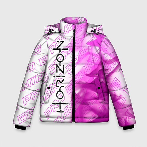 Зимняя куртка для мальчика Horizon pro gaming: по-вертикали / 3D-Черный – фото 1