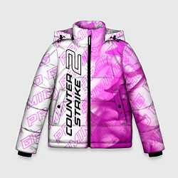 Куртка зимняя для мальчика Counter-Strike 2 pro gaming: по-вертикали, цвет: 3D-черный