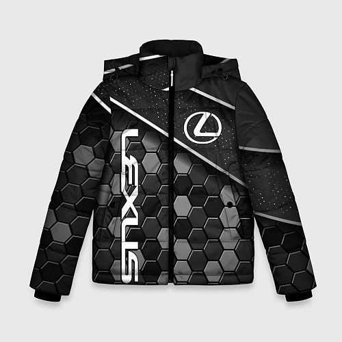 Зимняя куртка для мальчика Lexus - Строгий технологичный / 3D-Черный – фото 1
