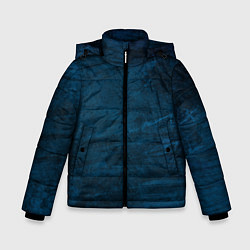 Куртка зимняя для мальчика Текстура - Sea depth, цвет: 3D-светло-серый