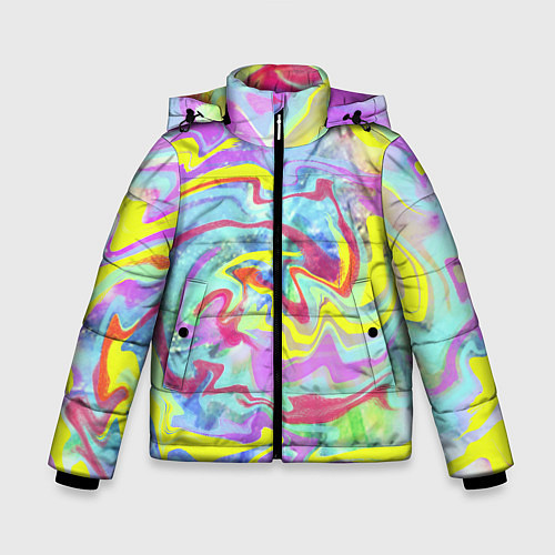Зимняя куртка для мальчика Flash of colors / 3D-Черный – фото 1