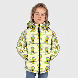 Куртка зимняя для мальчика Токсичный бак, цвет: 3D-черный — фото 2
