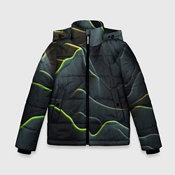 Куртка зимняя для мальчика Рельефная текстура, цвет: 3D-красный