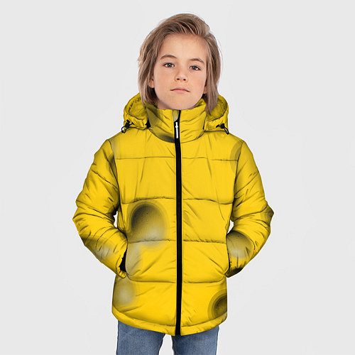 Зимняя куртка для мальчика Сырная плоскость / 3D-Красный – фото 3
