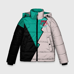 Куртка зимняя для мальчика Выездная форма Ливерпуль, цвет: 3D-черный